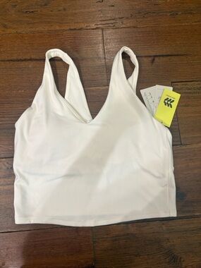 all in motion White V-Neck Sports Tank